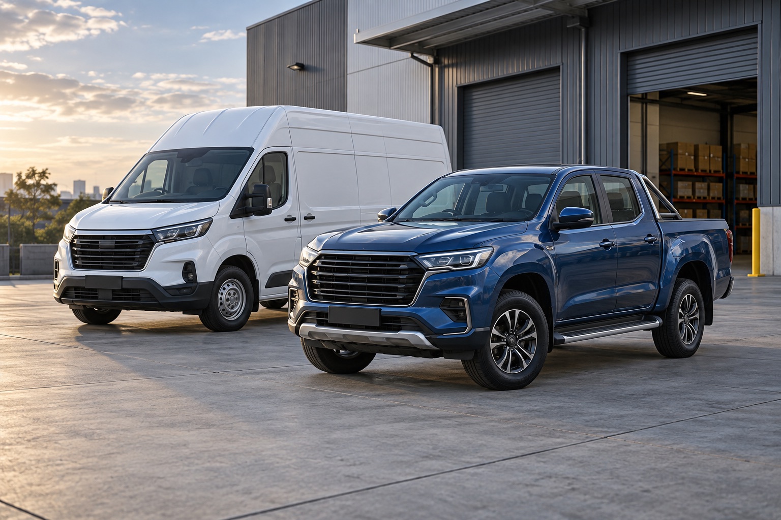 Commercial van and utility vehicle representing LDV parts supply